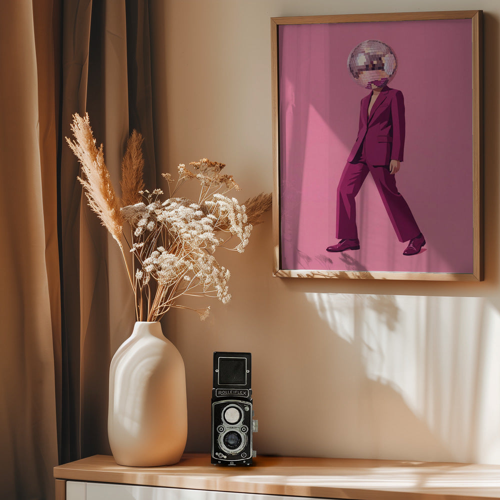 The Disco Man - Poster / Art Print - interiör