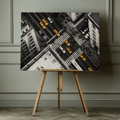 Yellow Flow - Poster / Art Print - interiör