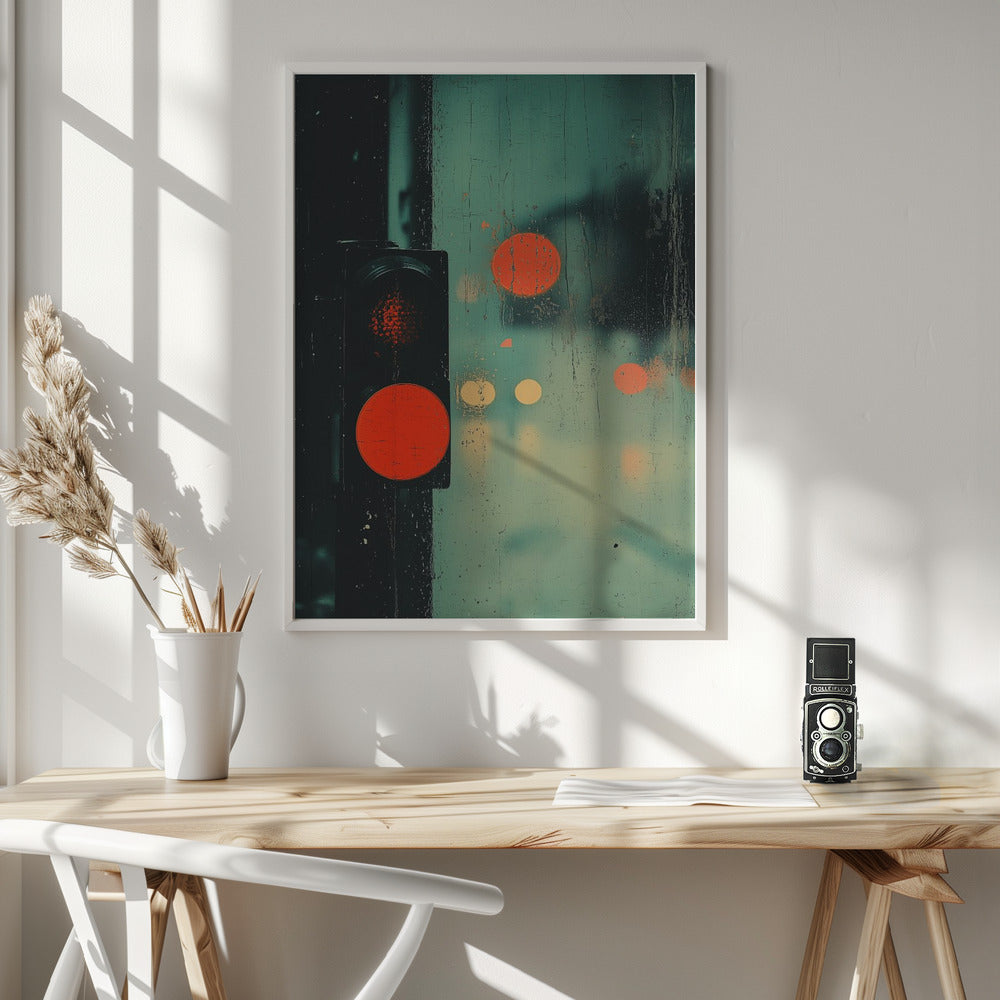 Red Light - Poster / Art Print - interiör