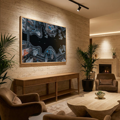 Dubai Marina 2 - Poster / Art Print - interiör