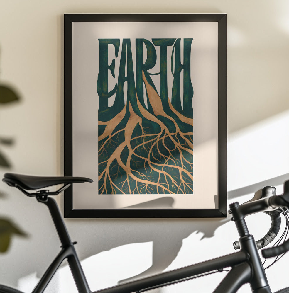 Earth - Poster / Art Print - interiör