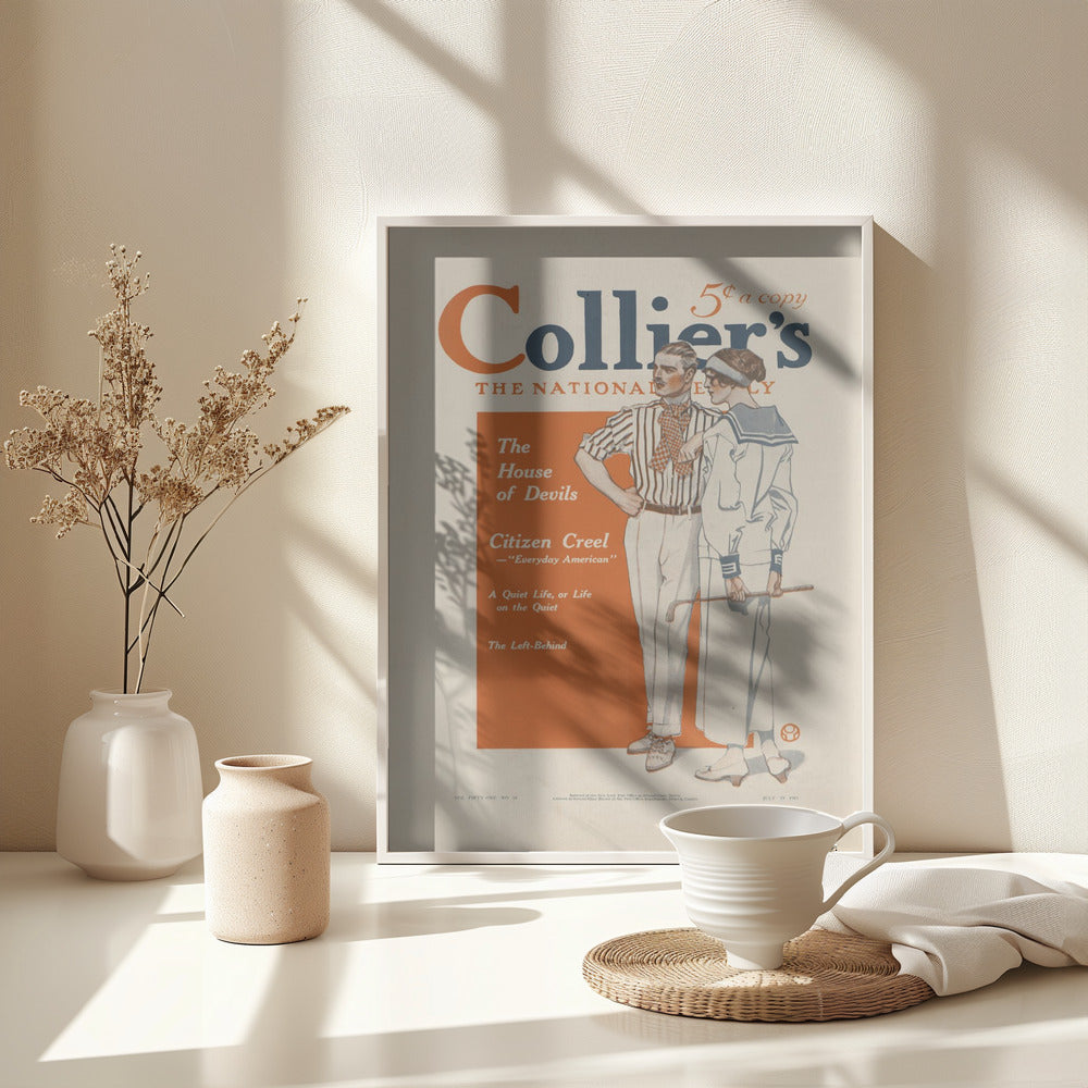 Collier's, The National. The House of Devils - Poster / Art Print - interiör