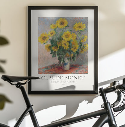 Bouquet Of Sunflowers - Poster / Art Print - interiör