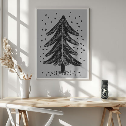 Pine Tree - Poster / Art Print - interiör