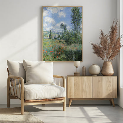 View of Vétheuil (1880) - Poster / Art Print - interiör