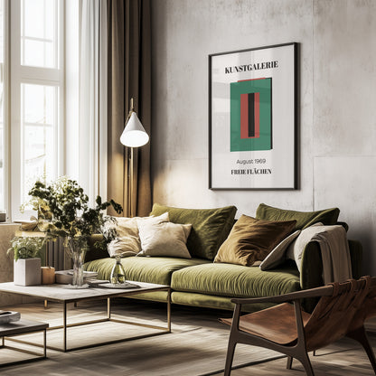Kunstgalerie no. 01 - Poster / Art Print - interiör