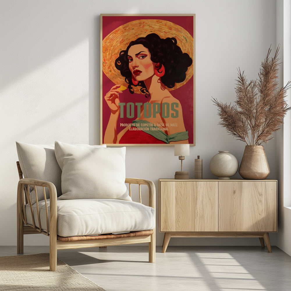 Totopos - Poster / Art Print - interiör