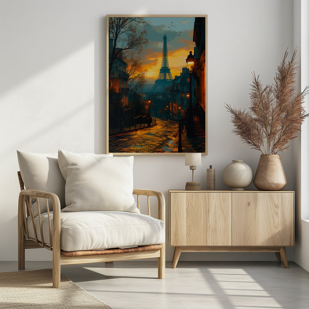 Welcome to Paris - Poster / Art Print - interiör