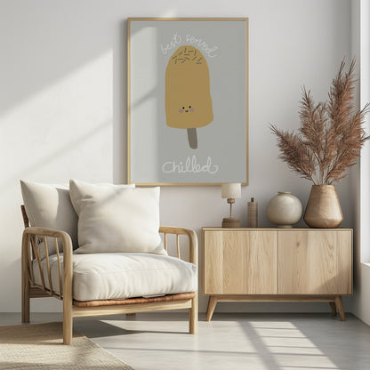 Chilled Ice Cream - Poster / Art Print - interiör