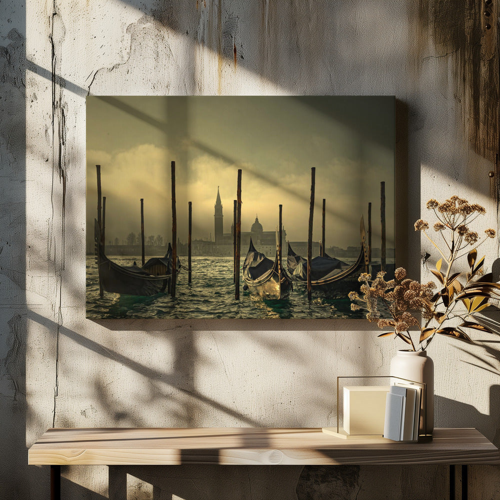 Light in the mist - Poster / Art Print - interiör