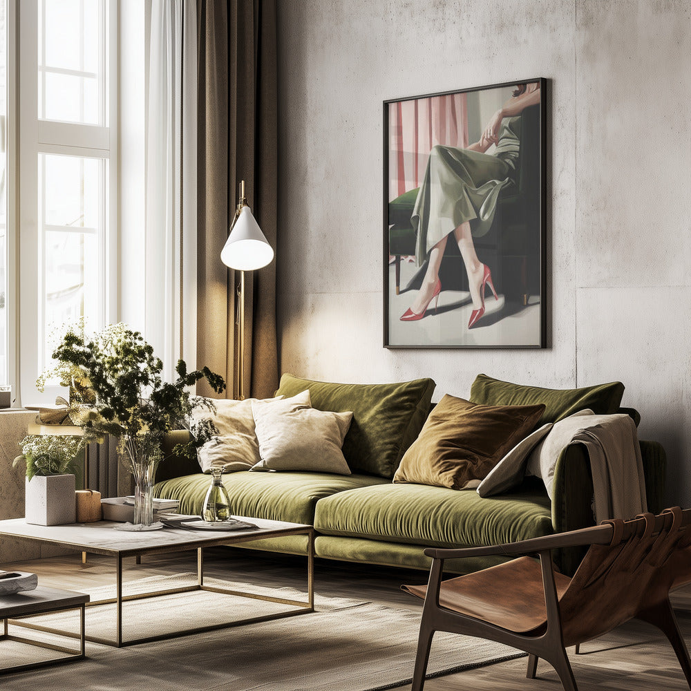 Waiting for the Guests - Poster / Art Print - interiör