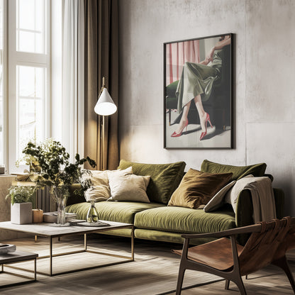 Waiting for the Guests - Poster / Art Print - interiör