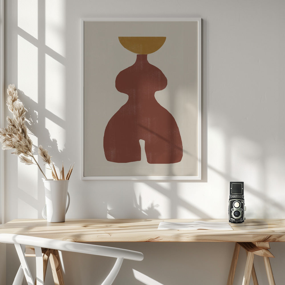 Vase No11. - Poster / Art Print - interiör