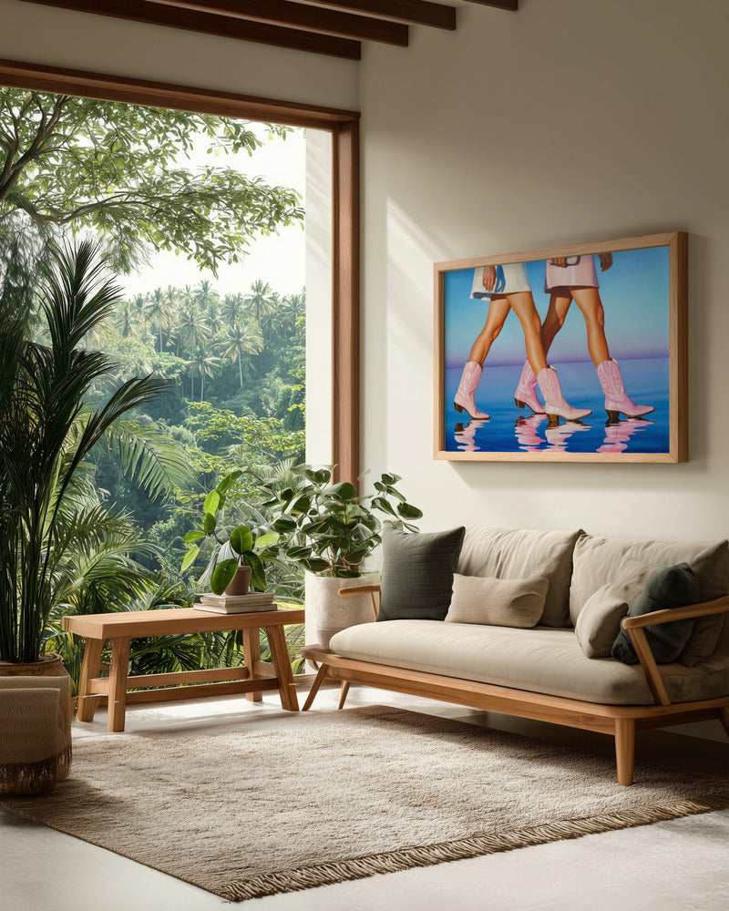 Walking On Water - Poster / Art Print - interiör