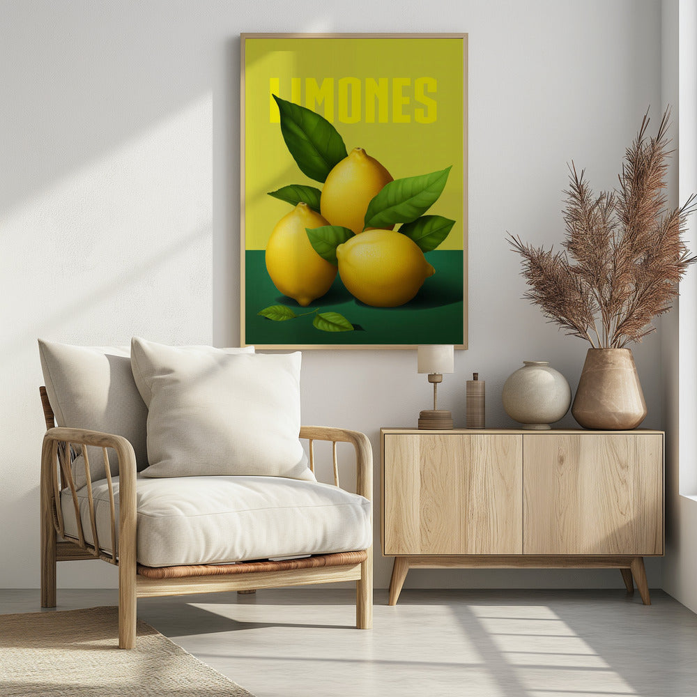 Limones - Poster / Art Print - interiör
