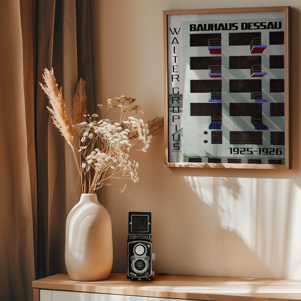 Bauhaus Dessau style IV - Poster / Art Print - interiör