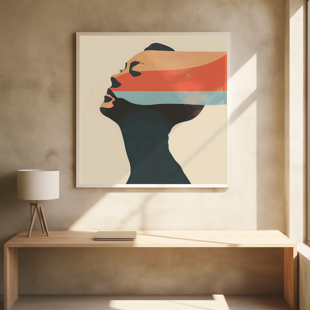 Swoosh - Poster / Art Print - interiör