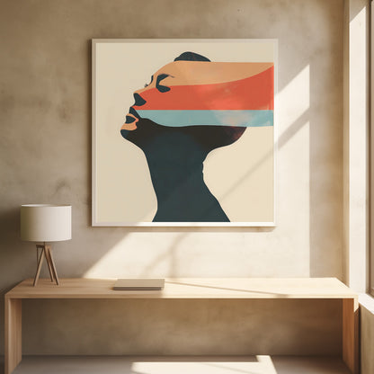 Swoosh - Poster / Art Print - interiör