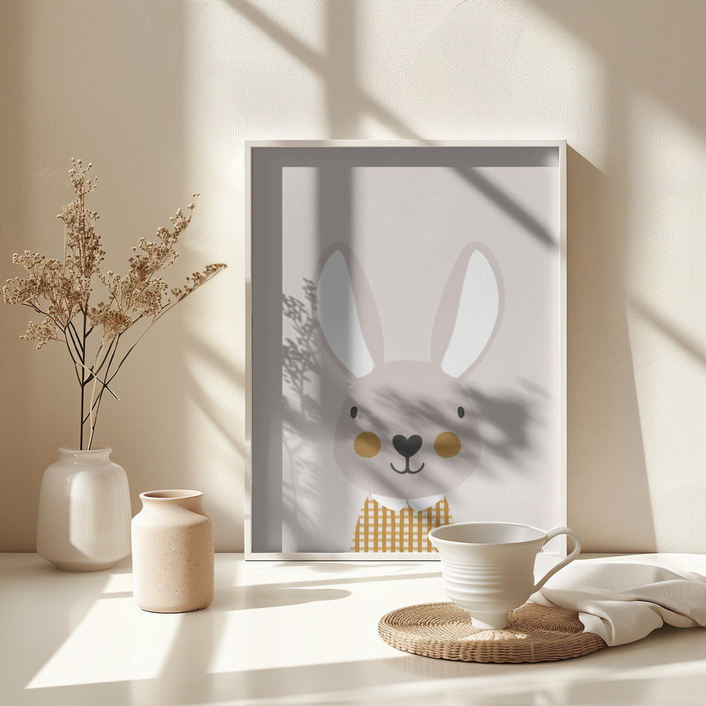 Bunny 24x36 - Poster / Art Print - interiör