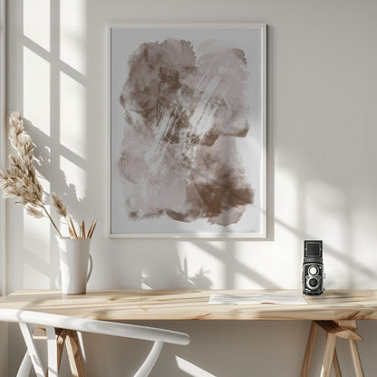 Abstract Mocha Coffee - Poster / Art Print - interiör