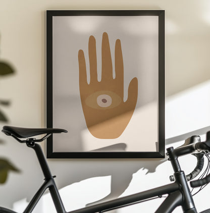 Hand of Vision - Poster / Art Print - interiör