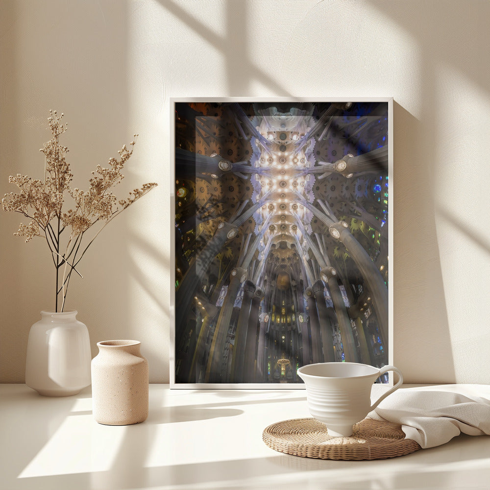 La Sagrada Familía - Poster / Art Print - interiör