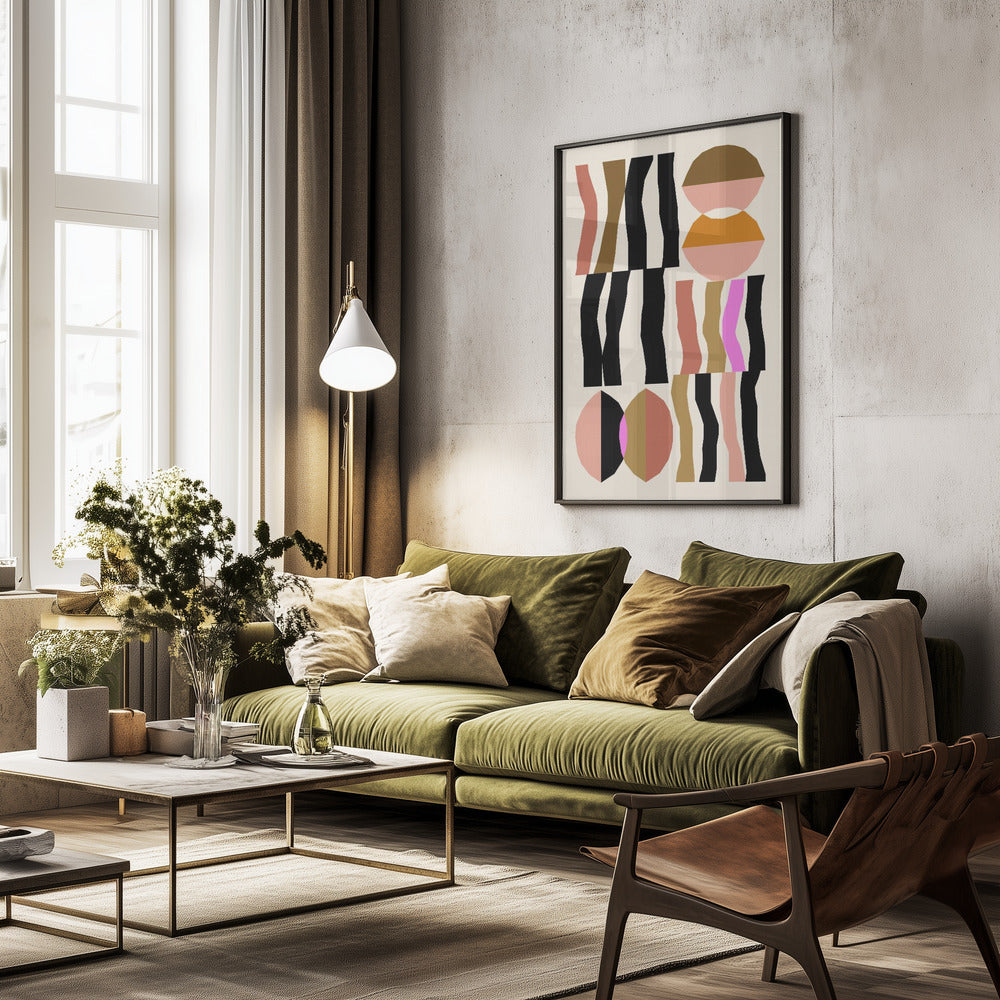 Abstract composition 26 - Poster / Art Print - interiör