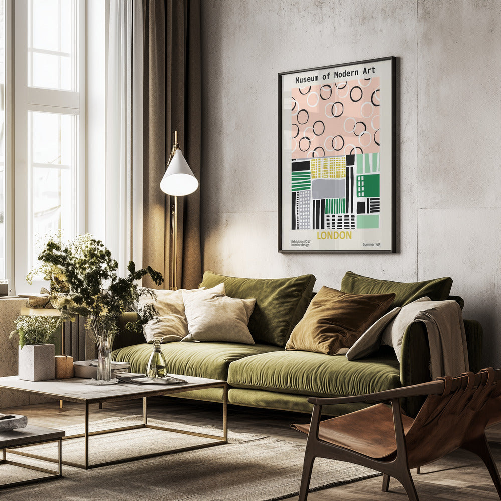 Museum of Modern Art London - Poster / Art Print - interiör