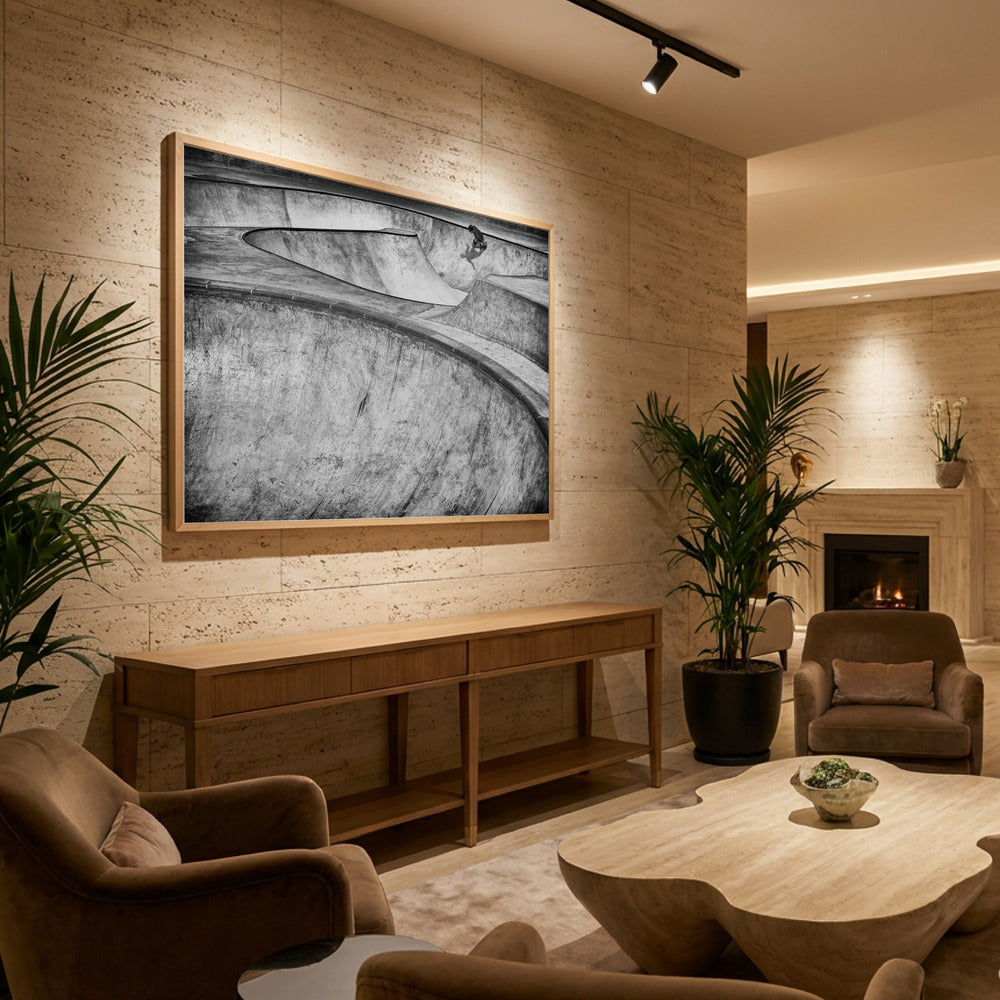 Concrete slider - Poster / Art Print - interiör
