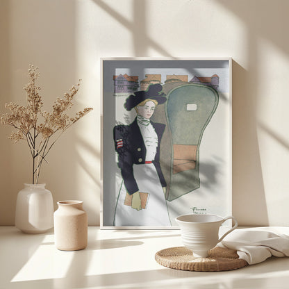 Woman Holding Book (ca. 1890–1907) - Poster / Art Print - interiör