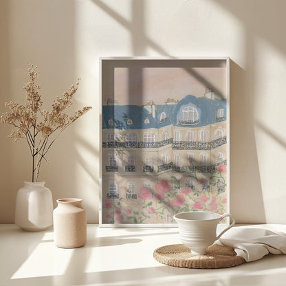 Sunset Over Paris 70x100 - Poster / Art Print - interiör