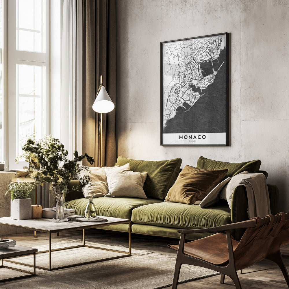 Monaco - Poster / Art Print - interiör
