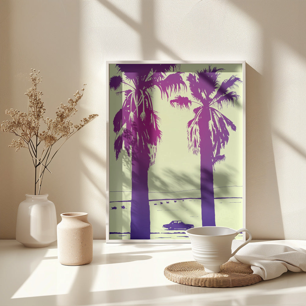 Palms - Poster / Art Print - interiör