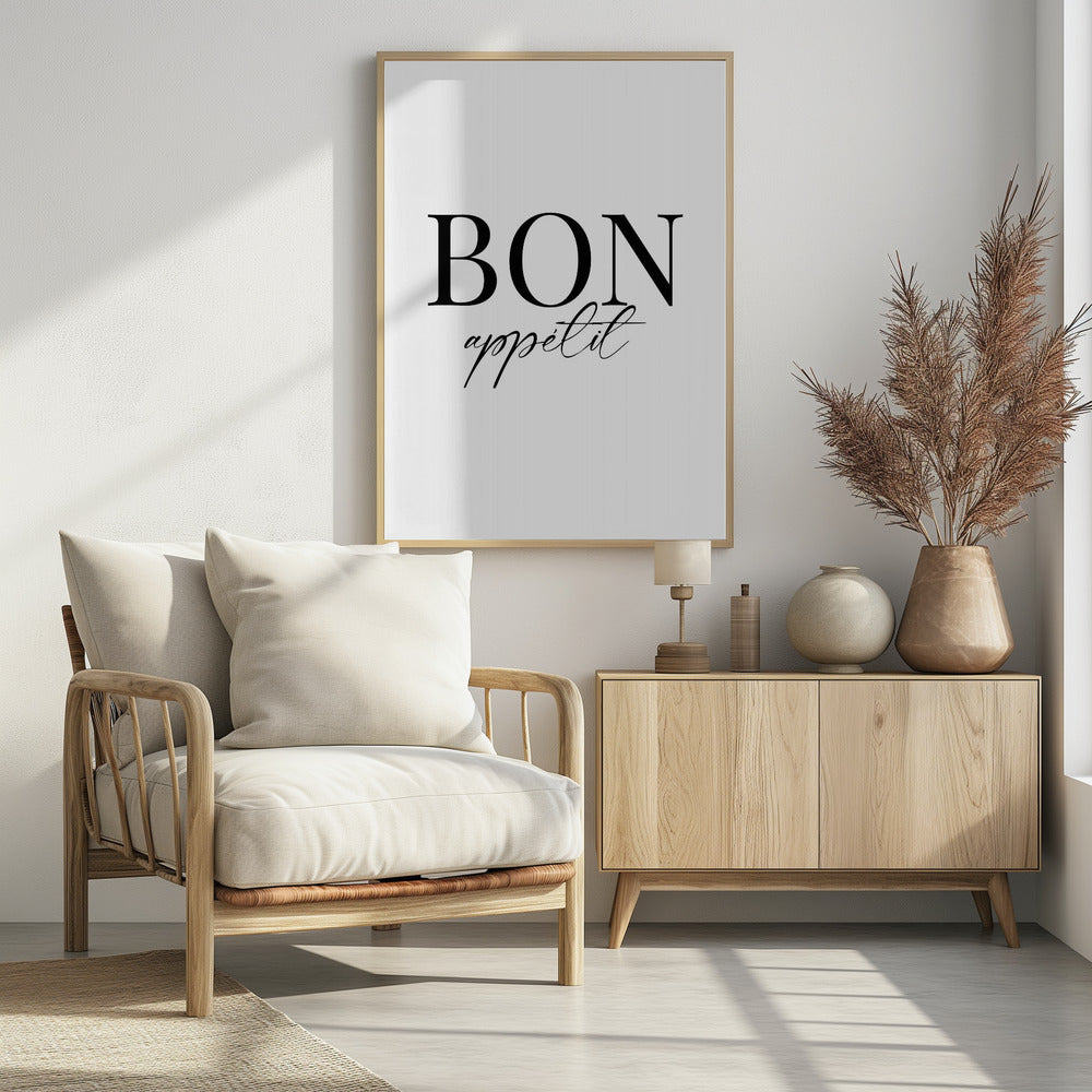 Bon Appetit No 1 - Poster / Art Print - interiör