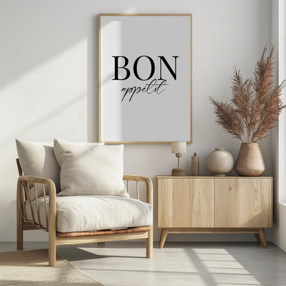 Bon Appetit No 1 - Poster / Art Print - interiör
