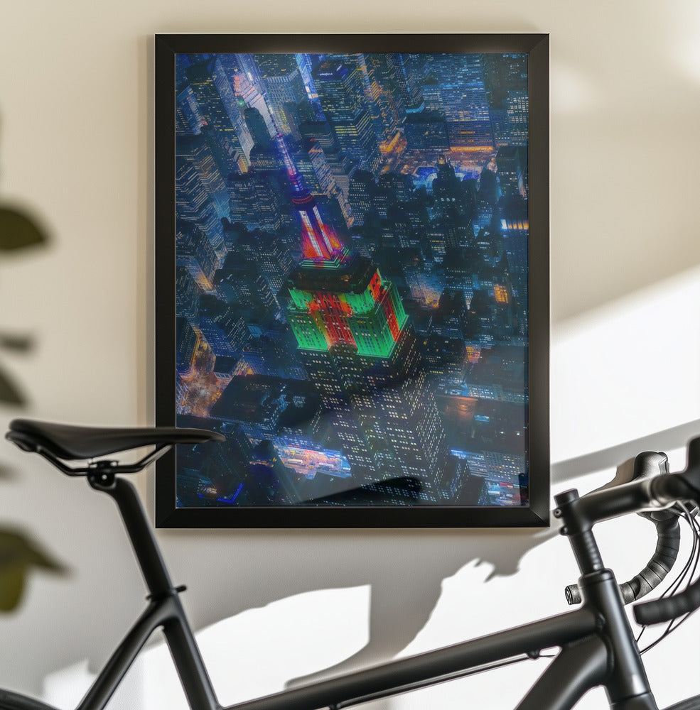 Flying NYC - Poster / Art Print - interiör