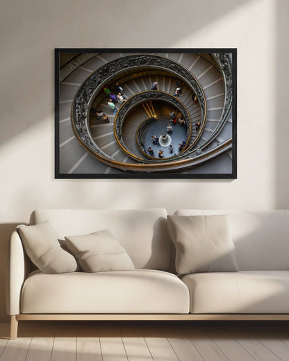 Sistine Chapel Stairs - Poster / Art Print - interiör