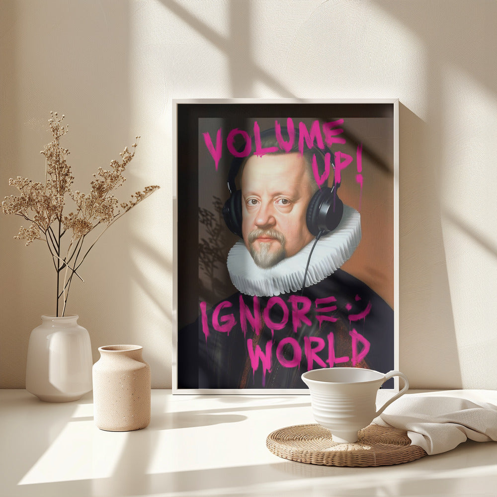 Volume Up - Poster / Art Print - interiör