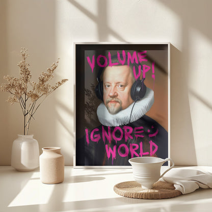 Volume Up - Poster / Art Print - interiör