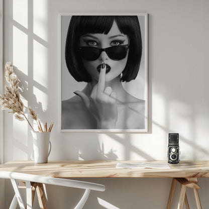Kiss This - Poster / Art Print - interiör