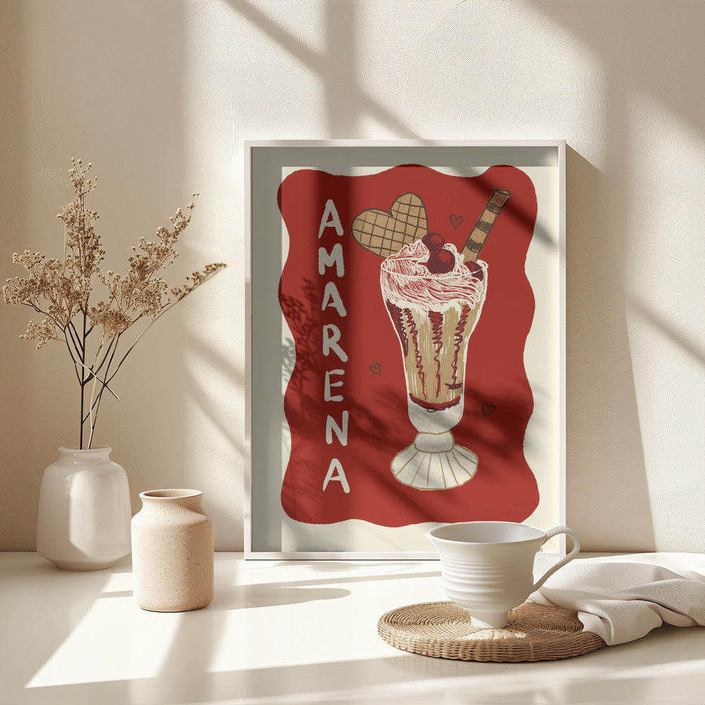 Amarena - Poster / Art Print - interiör