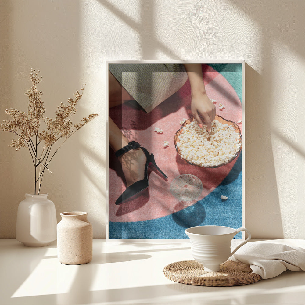 Movie Night #02 - Poster / Art Print - interiör