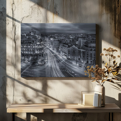 Madrid City Lights - Poster / Art Print - interiör