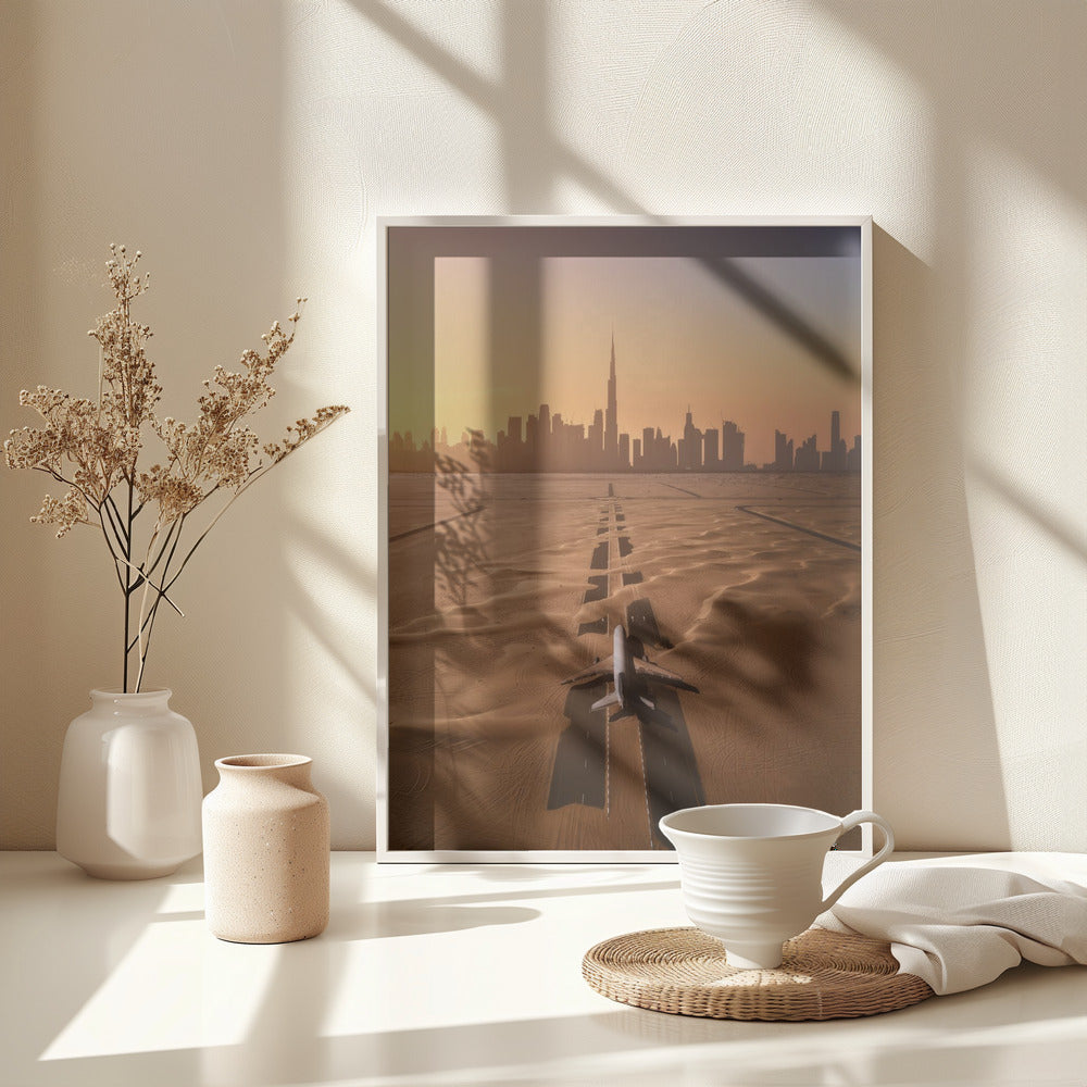 Taking off from Nowhere - Poster / Art Print - interiör