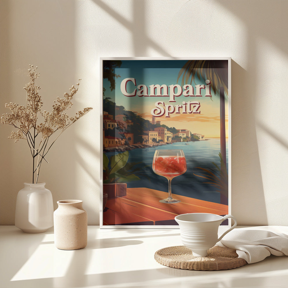 Campari Spritz - Poster / Art Print - interiör