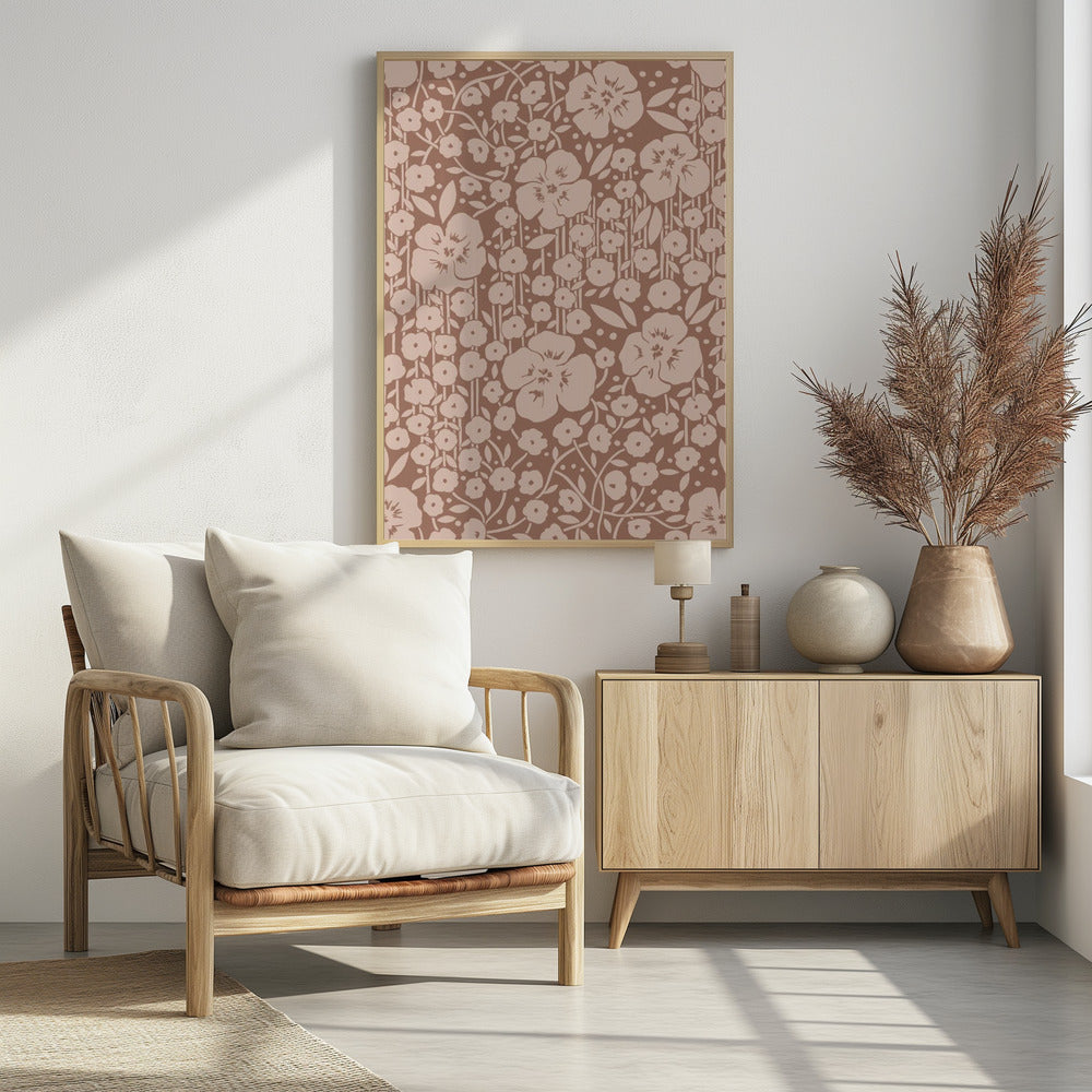Flower Poem - Poster / Art Print - interiör