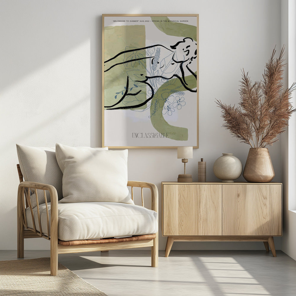 Légeret simple No 44 - Poster / Art Print - interiör