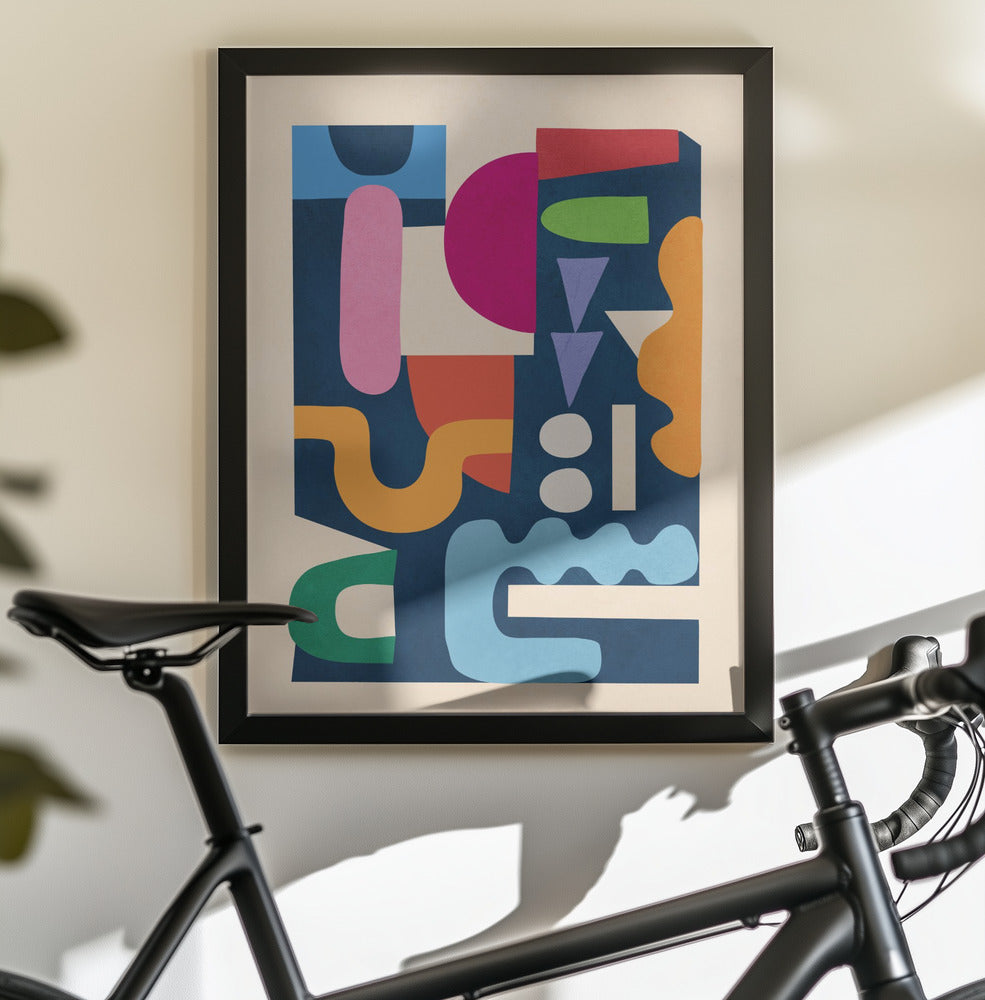 Modern Abstract Art 41 - Poster / Art Print - interiör
