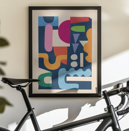 Modern Abstract Art 41 - Poster / Art Print - interiör