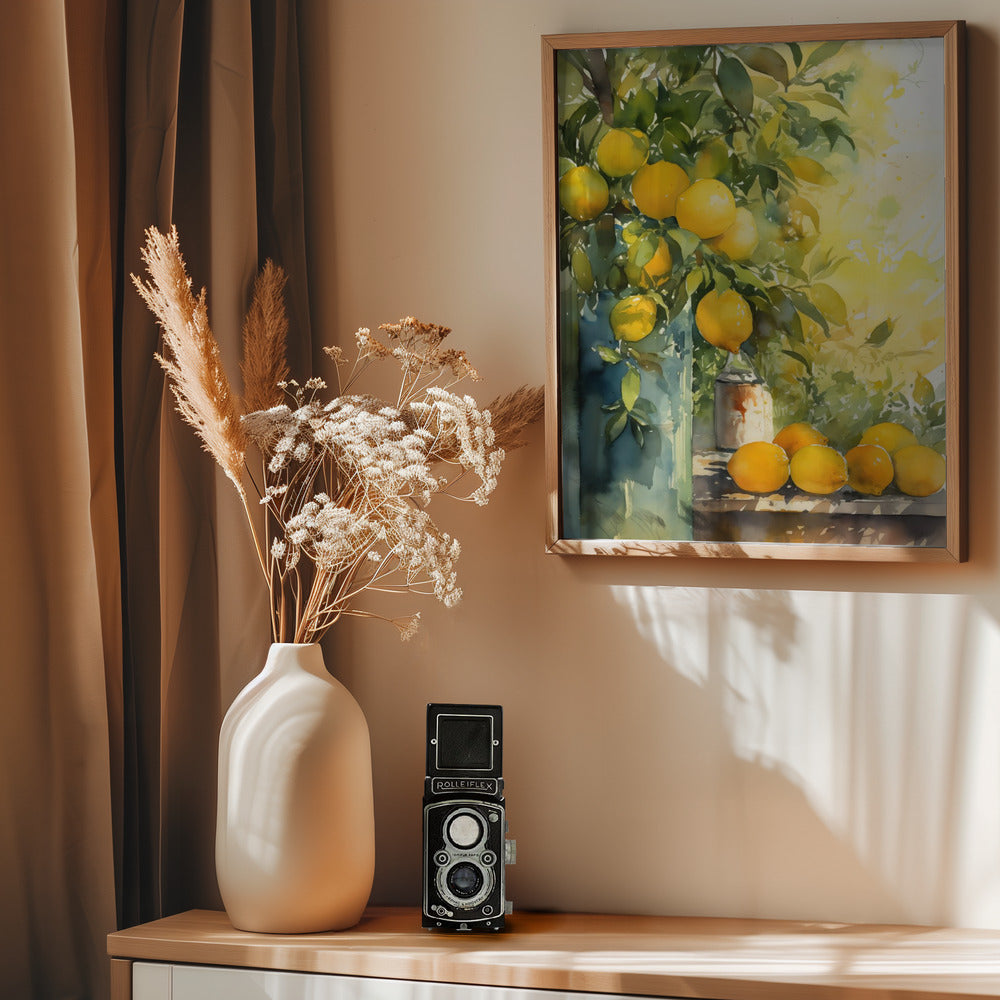 The Lemon Room - Poster / Art Print - interiör